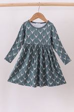 Load image into Gallery viewer, Premium forest reindeer print bamboo dress
