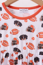 Load image into Gallery viewer, Premium orange tennessee print bamboo dress
