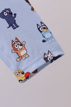 Load image into Gallery viewer, Premium blue character print bamboo dress
