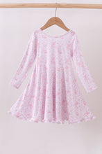 Load image into Gallery viewer, Premium pink boots bamboo dress

