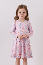 Load image into Gallery viewer, Premium whimsical bows bamboo dress
