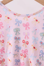 Load image into Gallery viewer, Premium whimsical bows bamboo dress
