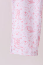 Load image into Gallery viewer, Premium pink boots bamboo pants set
