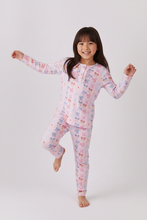 Load image into Gallery viewer, Premium whimsical bows bamboo pants set
