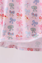Load image into Gallery viewer, Premium whimsical bows bamboo pants set
