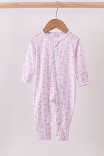 Load image into Gallery viewer, Premium tiny bow delight ruffle bamboo romper
