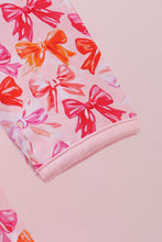 Load image into Gallery viewer, Premium berry blossom bows ruffle bamboo dress
