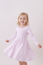 Load image into Gallery viewer, Premium tiny bow delight bamboo dress

