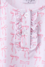 Load image into Gallery viewer, Premium tiny bow delight bamboo pants set

