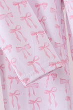 Load image into Gallery viewer, Premium tiny bow delight bamboo pants set
