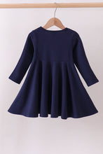 Load image into Gallery viewer, Premium Navy Clemson tiger applique dress
