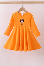 Load image into Gallery viewer, Premium Orange Tennessee puppy applique dress

