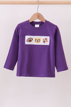 Load image into Gallery viewer, Premium Purple LSU tiger applique top
