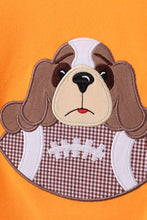 Load image into Gallery viewer, Premium Orange Tennessee puppy applique top
