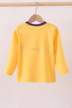 Load image into Gallery viewer, Premium Yellow LSU Go Team embroidery top
