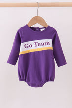 Load image into Gallery viewer, Premium Purple LSU Go Team embroidery bubble
