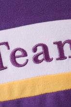 Load image into Gallery viewer, Premium Purple LSU Go Team embroidery bubble
