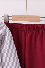 Load image into Gallery viewer, Premium Maroon Georgia stripe bulldog embroidery pants set
