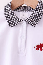 Load image into Gallery viewer, Premium White Alabama elephant embroidery pants set
