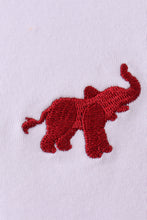 Load image into Gallery viewer, Premium White Alabama elephant embroidery pants set
