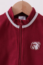 Load image into Gallery viewer, Premium Maroon Georgia bulldog embroidery vest
