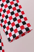Load image into Gallery viewer, Checkered Georgia dog applique ruffle dress
