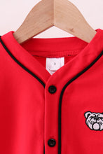 Load image into Gallery viewer, Premium Red Georgia bulldog embroidery cardigan
