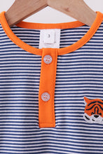 Load image into Gallery viewer, Premium Blue Auburn stripe tiger top
