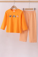 Load image into Gallery viewer, Premium Orange Tennessee football embroidery gingham pants set
