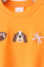 Load image into Gallery viewer, Premium Orange Tennessee football embroidery gingham pants set
