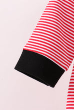 Load image into Gallery viewer, Premium Red Georgia stripe bulldog romper
