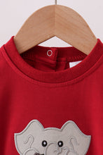 Load image into Gallery viewer, Premium Maroon Alabama elephant football applique bubble
