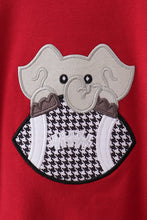 Load image into Gallery viewer, Premium Maroon Alabama elephant football applique bubble
