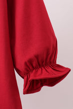 Load image into Gallery viewer, Premium Maroon Alabama elephant football applique top
