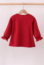 Load image into Gallery viewer, Premium Maroon Alabama elephant football applique top
