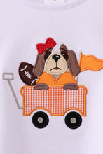 Load image into Gallery viewer, Premium White Tennessee puppy applique top
