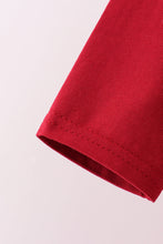 Load image into Gallery viewer, Premium Maroon Alabama elephant football embroidery gingham pants set
