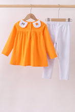 Load image into Gallery viewer, Premium Orange Tennessee puppy football embroidery pants set
