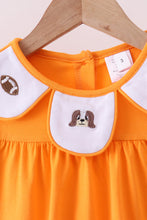 Load image into Gallery viewer, Premium Orange Tennessee puppy football embroidery pants set
