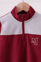 Load image into Gallery viewer, Premium Maroon Mississippi embroidery top
