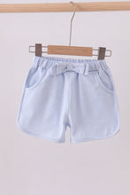 Load image into Gallery viewer, Premium Blue&amp;white stripe bow shorts
