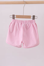 Load image into Gallery viewer, Premium Pink&amp;white stripe bow shorts
