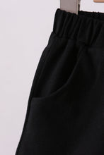 Load image into Gallery viewer, Premium Black drawstring shorts
