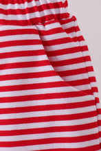 Load image into Gallery viewer, Premium Red&amp;white stripe shorts
