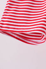 Load image into Gallery viewer, Premium Red&amp;white stripe shorts
