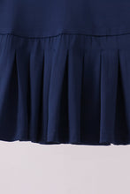 Load image into Gallery viewer, Blue pleated skort
