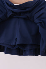 Load image into Gallery viewer, Blue pleated skort
