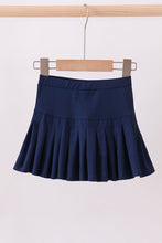 Load image into Gallery viewer, Blue pleated skort
