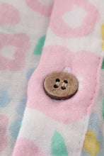 Load image into Gallery viewer, Premium Pink muslin leaves bow dress
