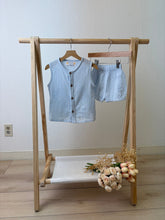 Load image into Gallery viewer, Premium Sky muslin boy shorts set
